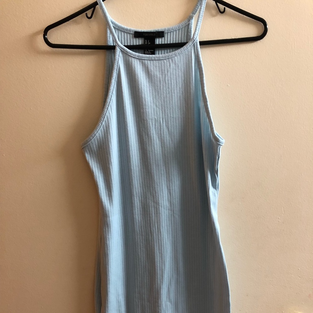 Blue dress